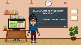 EL APARATO REPRODUCTOR
FEMENINO
1. OBSERVA Y ANALIZA EL VIDEO
 