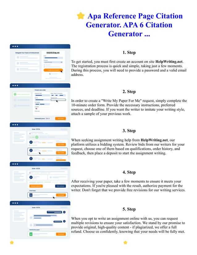 Apa Reference Page Citation Generator. APA 6 Citation Generator | PDF