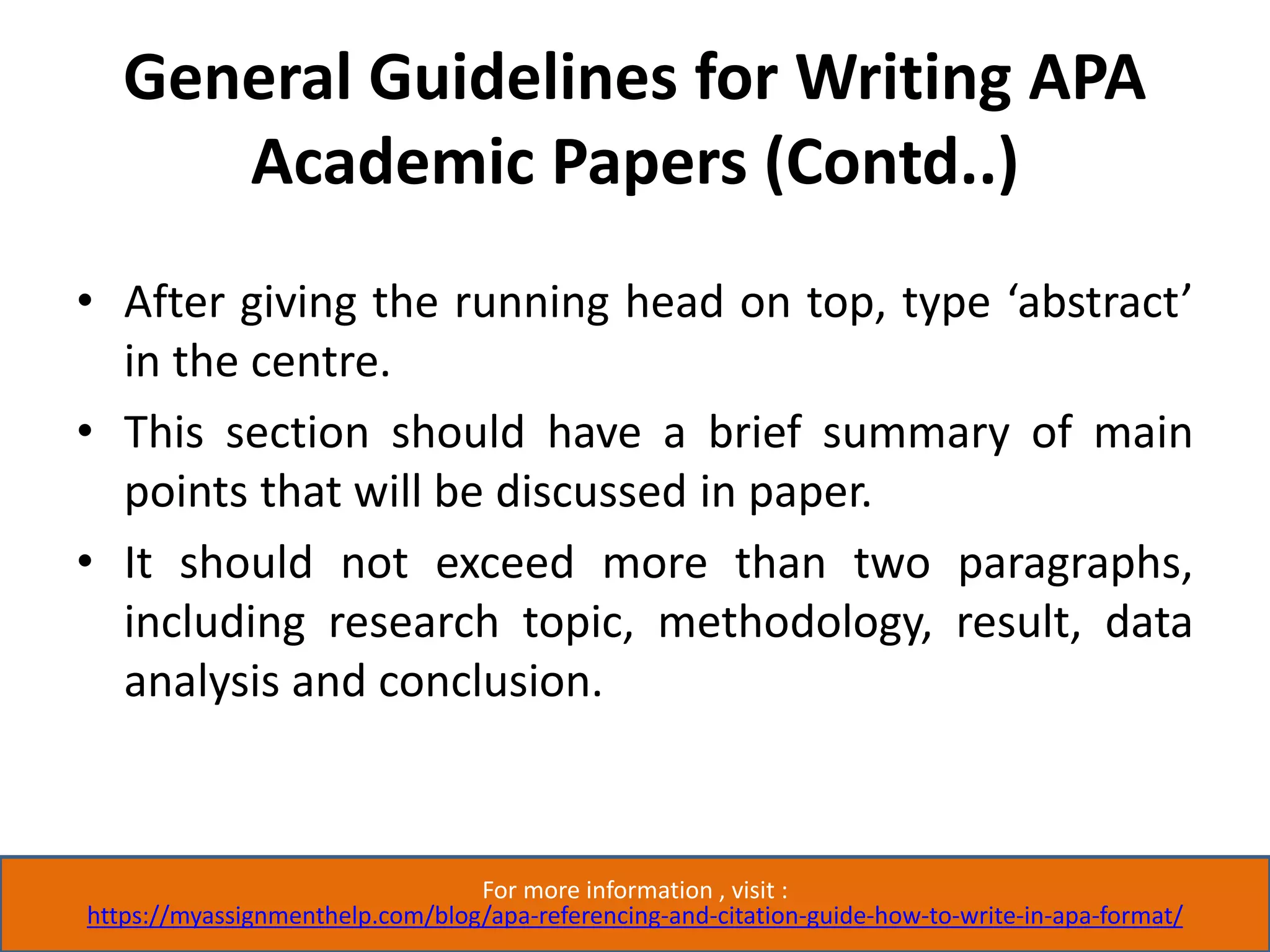 Apa referencing and citation guide how to write in apa format pptx