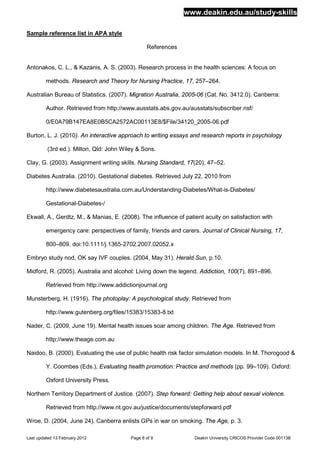 APA Reference Guide | PDF
