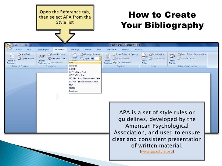 apa referencing in microsoft word 2007 apa in microsoft word