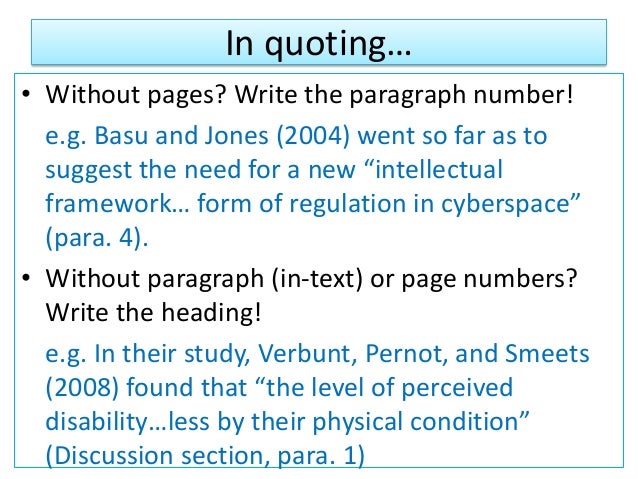 APA Referencing