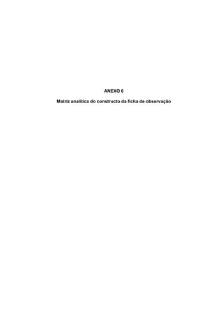 128
ANEXO 6
Matriz analítica do constructo da ficha de observação
 