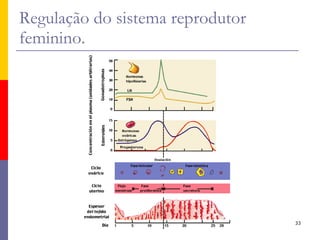 Regulação do sistema reprodutor  feminino. 