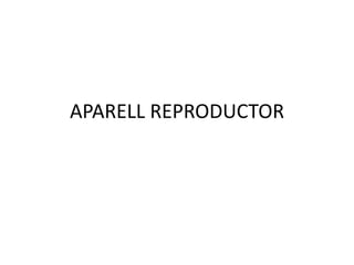 APARELL REPRODUCTOR
 