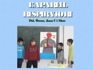 L ARE L
  ’AP  L
RE IRAT
  SP   ORI
 P Óscar, J
  ol,      oan C i Marc
 