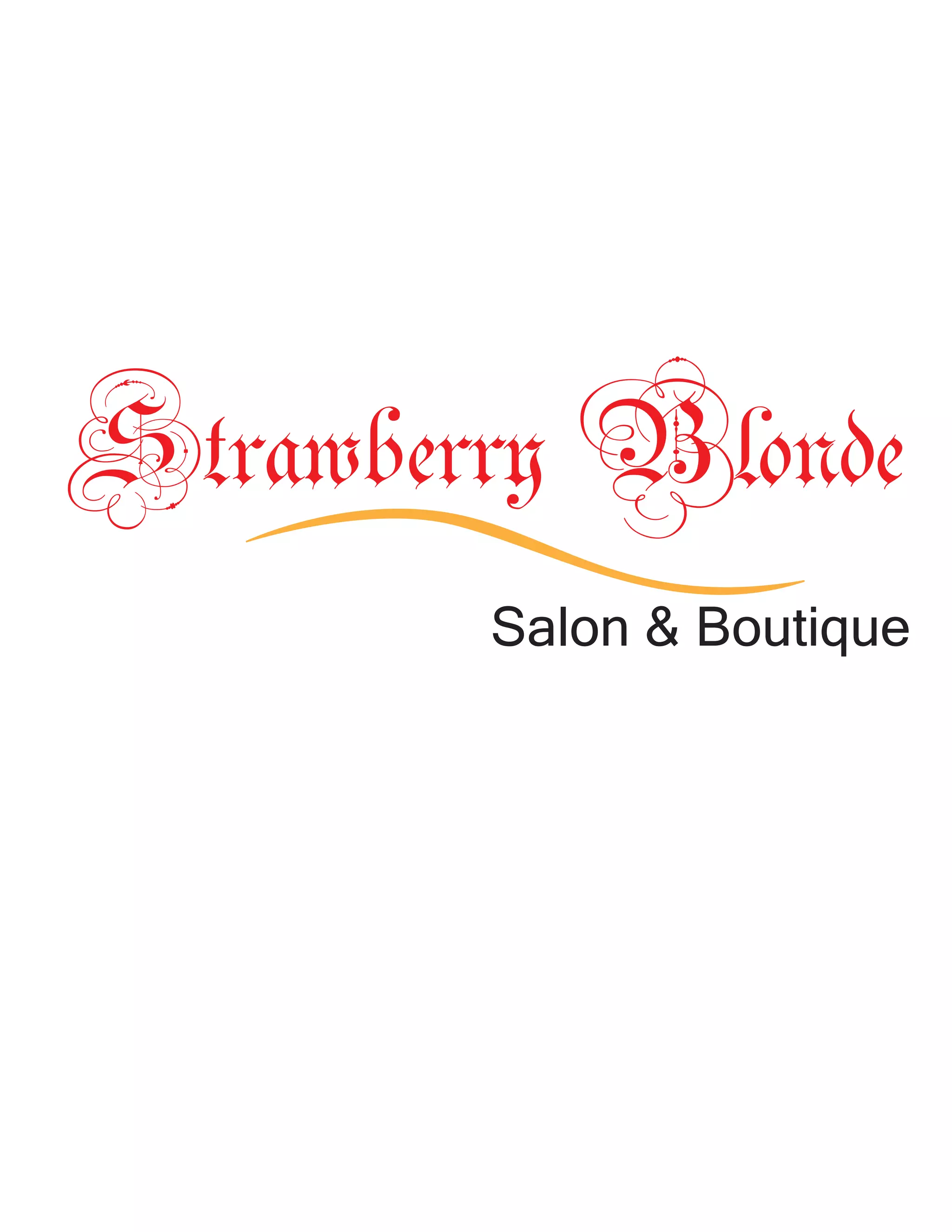 Strawberry Blonde
Salon & Boutique