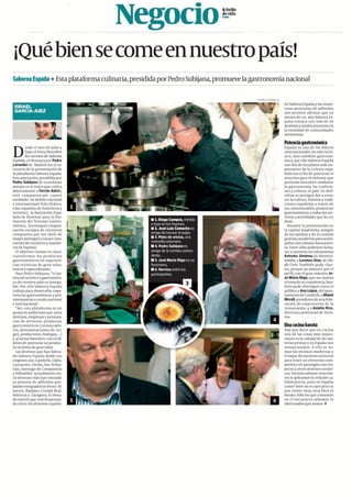 Apariciones en prensa de "Saborea España"
