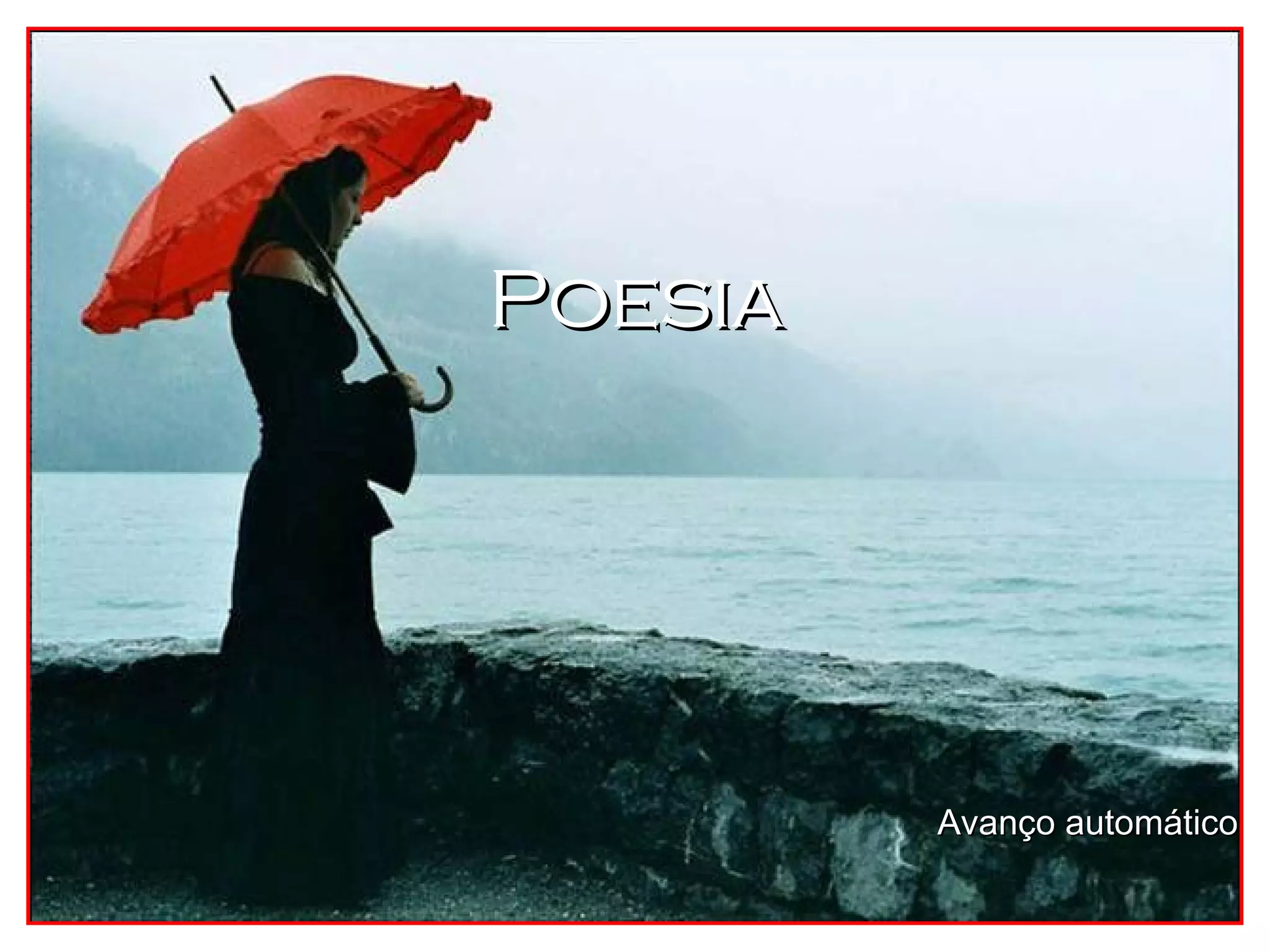 Poesia Avanço automático