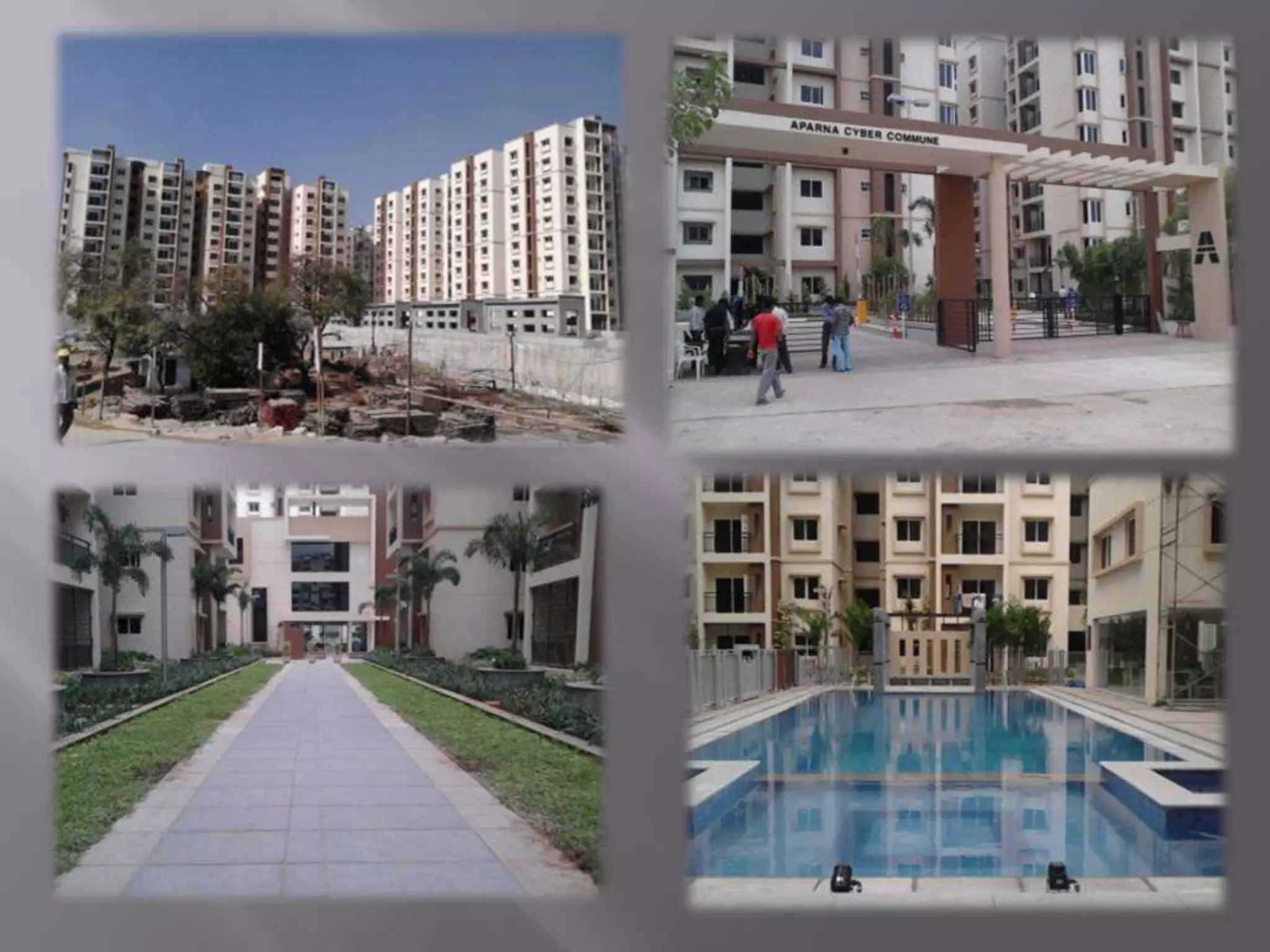 Five minutes from Old Bombay highway and University of Hyderabad.