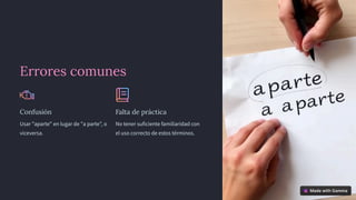 A Parte Aparte-A-Parte. Expocision a parte apartepdf | PDF