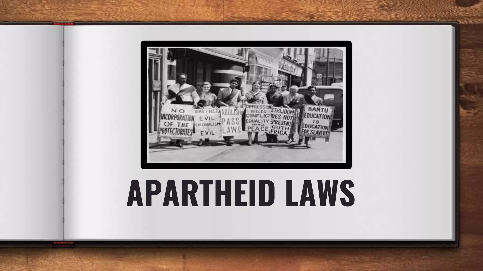 Apartheid Laws PPT Apartheid Laws PPT