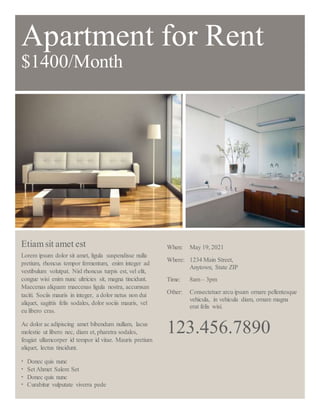 Apartment | DOCX