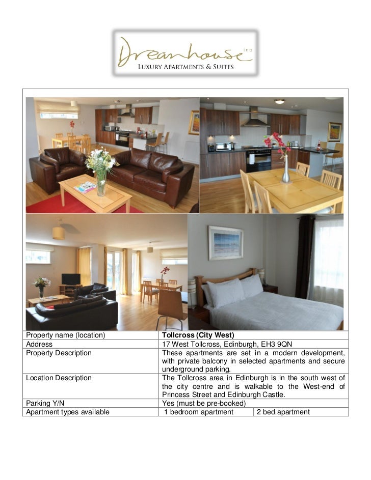 Apartment Description All