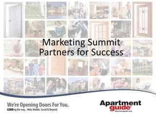 Marketing SummitPartners for Success 