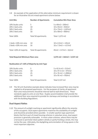 Apartment guidelines 21122015 | PDF - Parameter Partition Apartment Mix