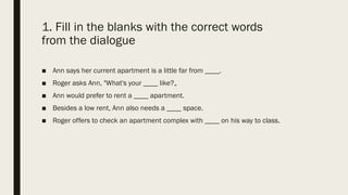 Dialogue Rentals Apartment Living-dialogue and exercises.pptx