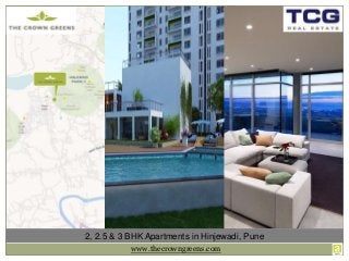 2, 2.5 & 3 BHK Apartments in Hinjewadi, Pune
www.thecrowngreens.com

 