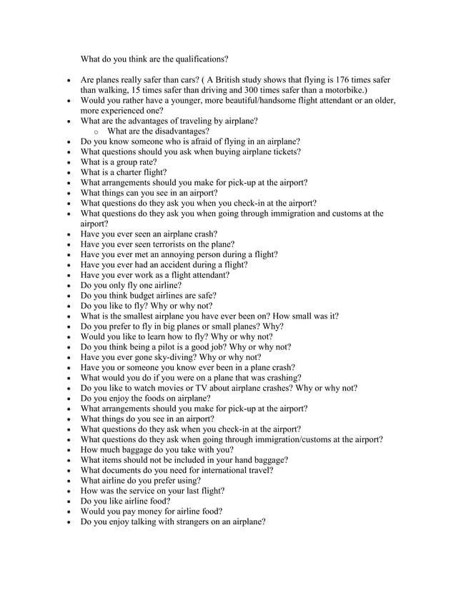 A part of conversation questions for the esl classroom | PDF
