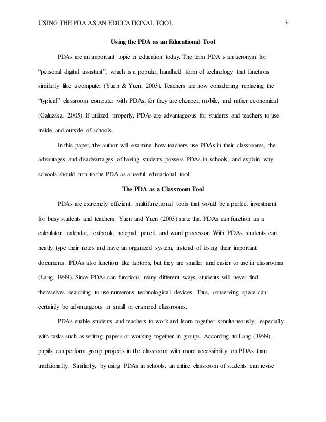 apa sample paper