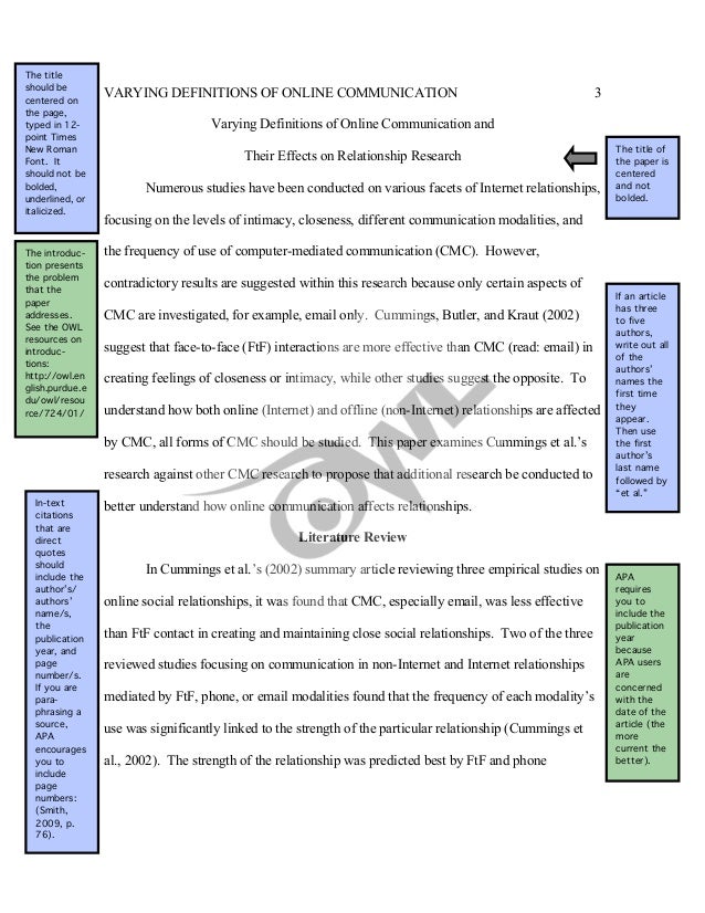 mla literature review sample pdf