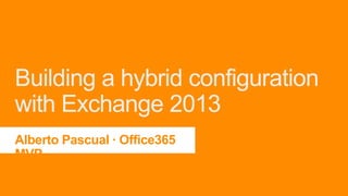 Alberto Pascual · Office365
MVP
 