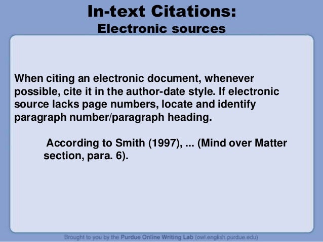 apa slideshow apa tables format