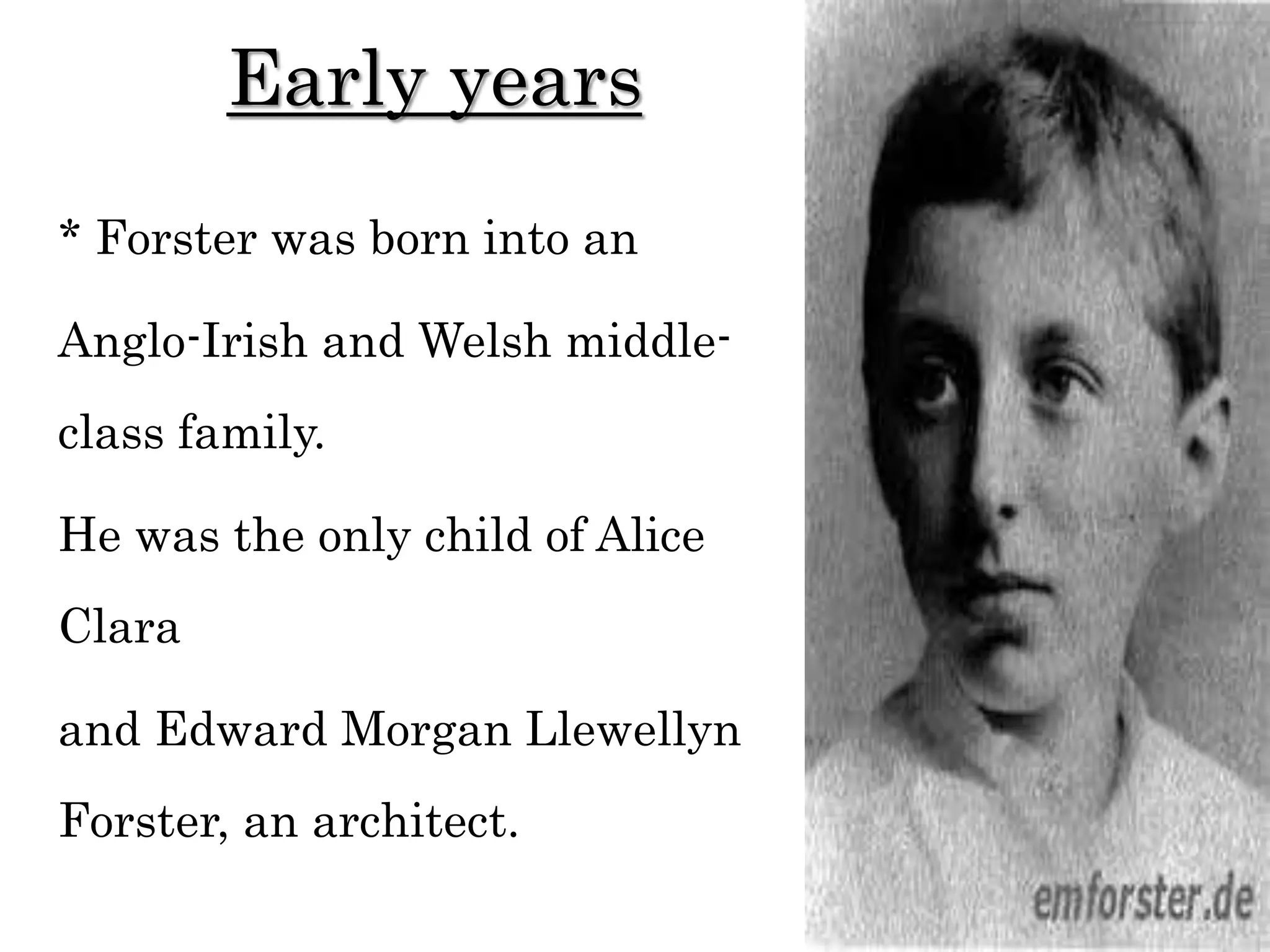Edward Morgan Forster | PPTX