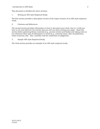 APA referencing style | PDF