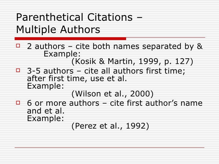 et al apa