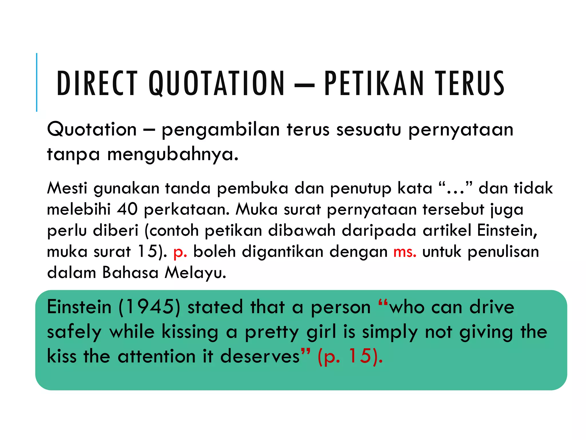 Format APA: Panduan Asas dan Mudah | PDF