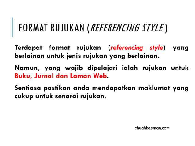 Format APA: Panduan Asas dan Mudah | PDF
