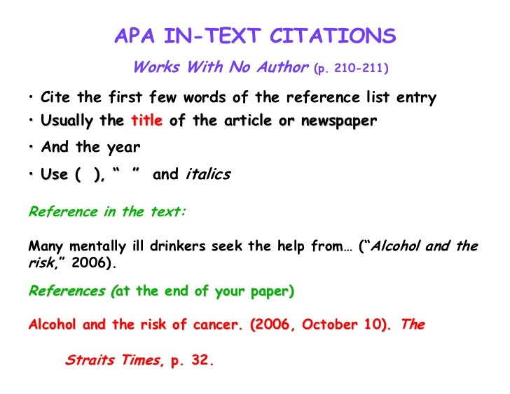 apa in text citation long title
