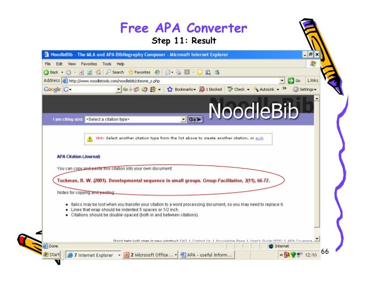 apa style converter