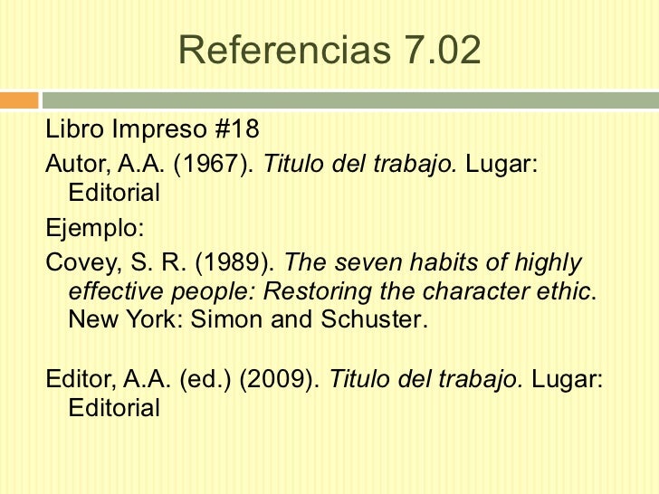 Apa style 6ta en espanol