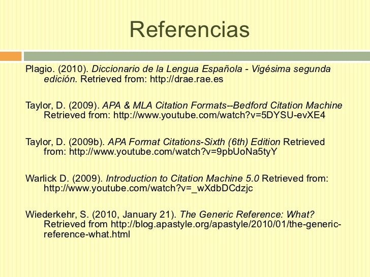 Apa style 6ta en espanol