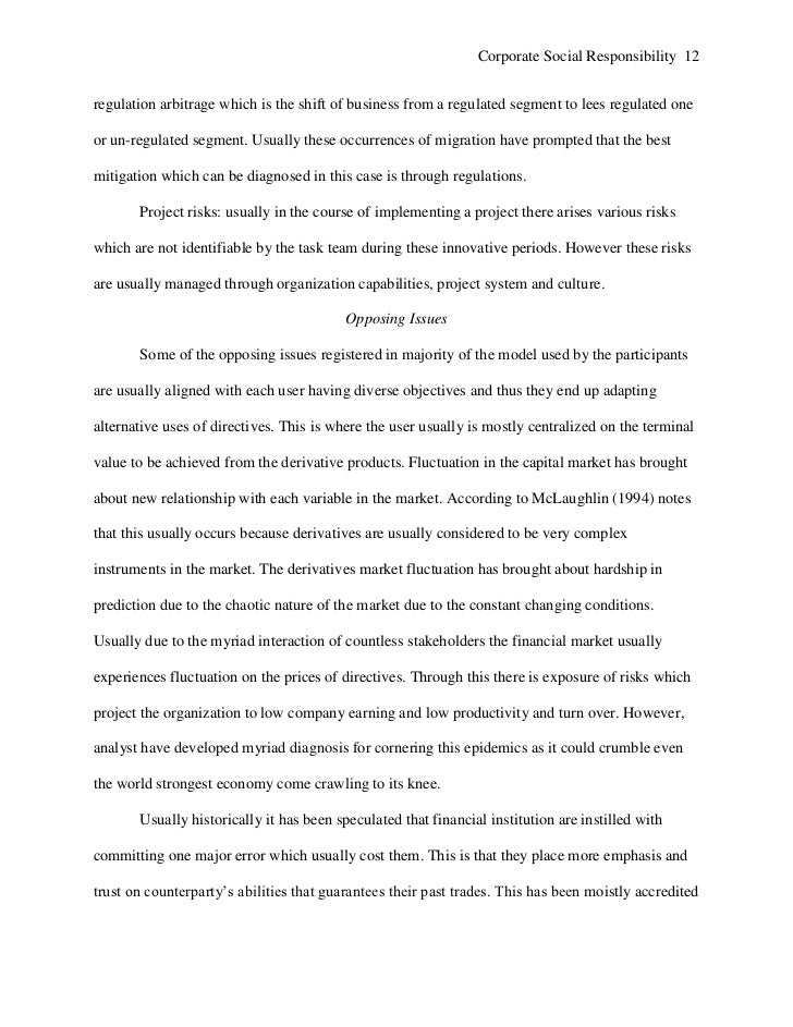 Essay On English Language Corporate Social Responsibility Regulation Essay Examples For High School also Business Law Essay Questions Apa Style Essay Corporate Social Responsibility Essay Topics High School