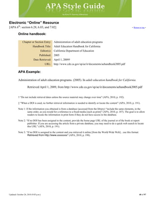 Apa style guide | PDF