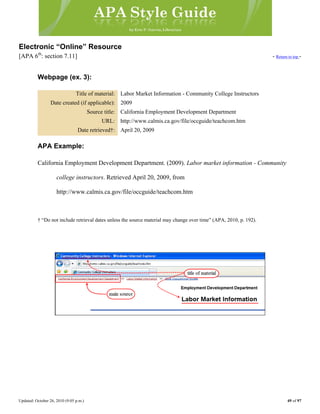 Apa style guide | PDF