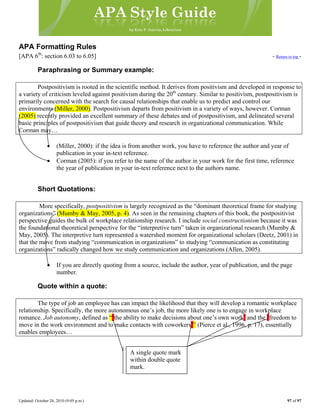Apa style guide | PDF