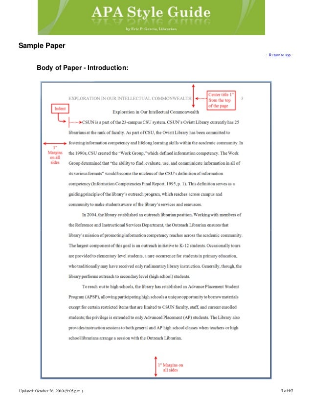 apa writing style manual