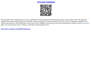 Apa format rules deals