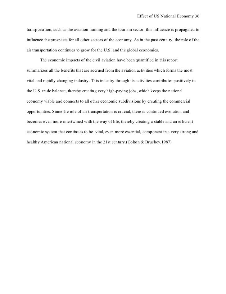 Research paper on global economy