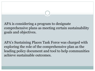 program components | apa foundation Images High... APA Sustaining Places Initiative | PDF