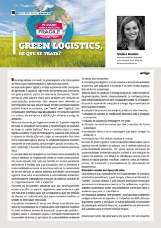 Green Logistics, de que se trata?