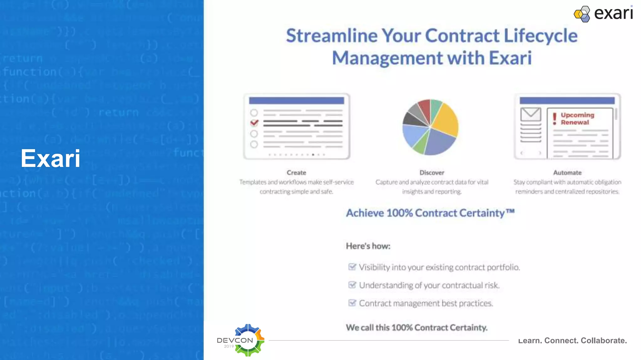 Learn. Connect. Collaborate.
Exari
 