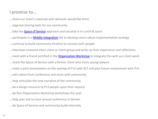 18
“We have a real, deep underlying need to help.”
Wayne Dorris
 