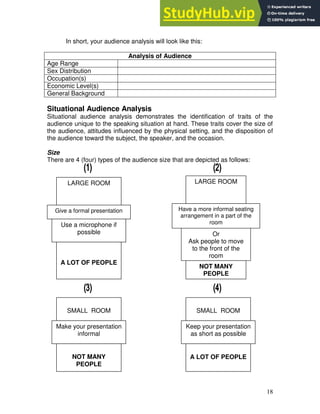 A PATH TO PUBLIC SPEAKING A HANDOUT FOR SPEAKING IV V CLASS | PDF