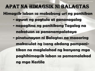 Apat na himagsik ni Francisco Balagtas | PPT