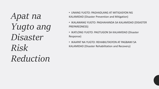 Apat na Yugto ang Disaster Risk Reduction -Aralipunan.com.pptx